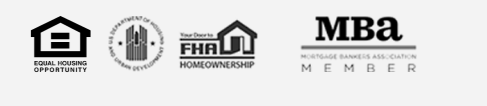 Equal Housing Opportunity, U.S. Department of Housing and Urban Development, FHA Homeownership and Mortgage Bankers Association member logos